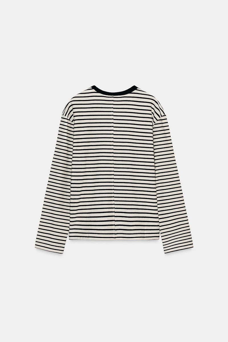LONG SLEEVE STRIPED T-SHIRT