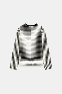 LONG SLEEVE STRIPED T-SHIRT
