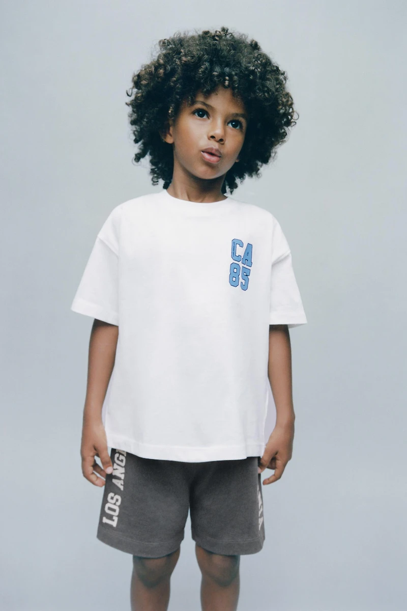 JOGGING TEXT T-SHIRT