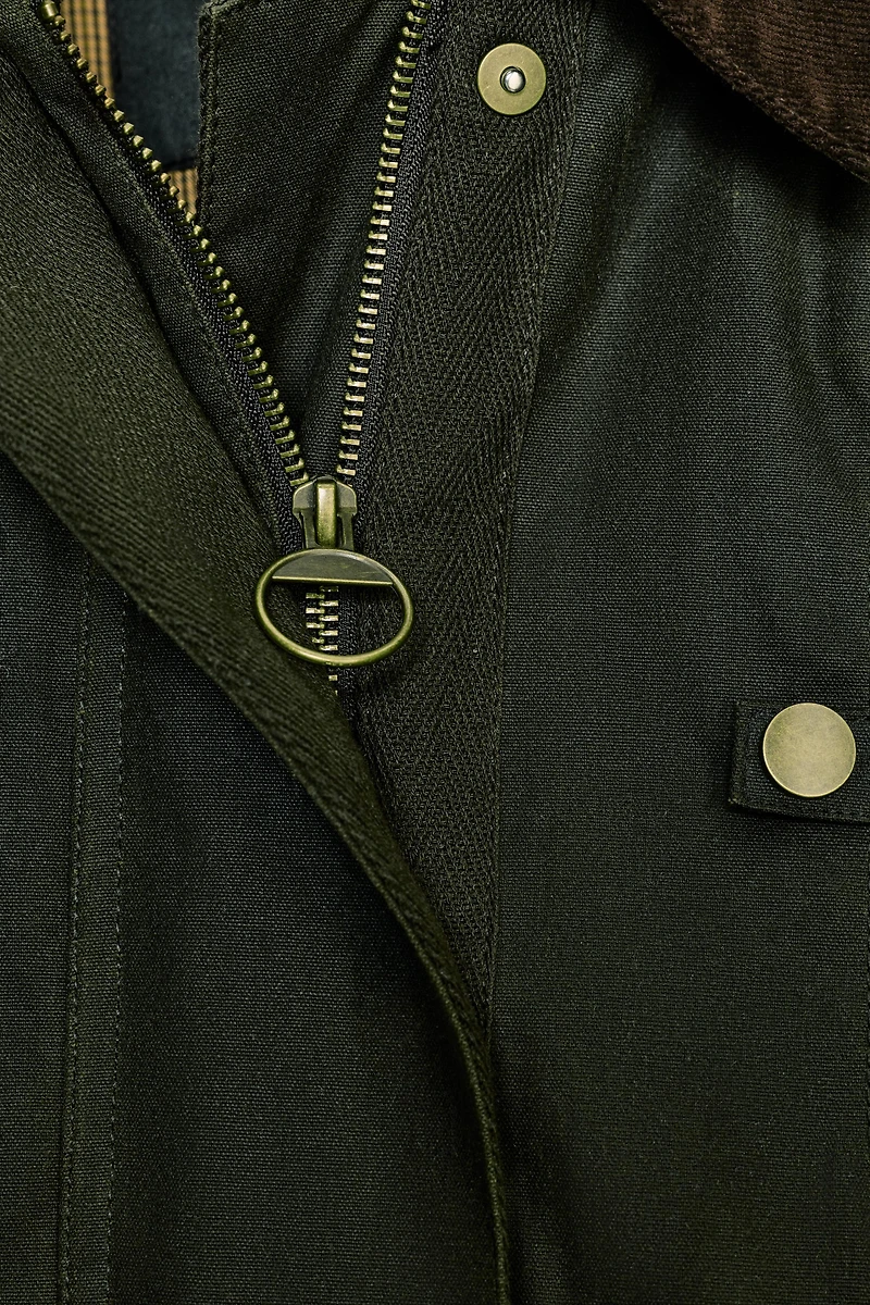 VESTE ENDUITE COL CONTRASTE ZW COLLECTION