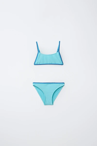 MAILLOT DE BAIN DEUX PIÈCES BRILLANT 6-14 ANS