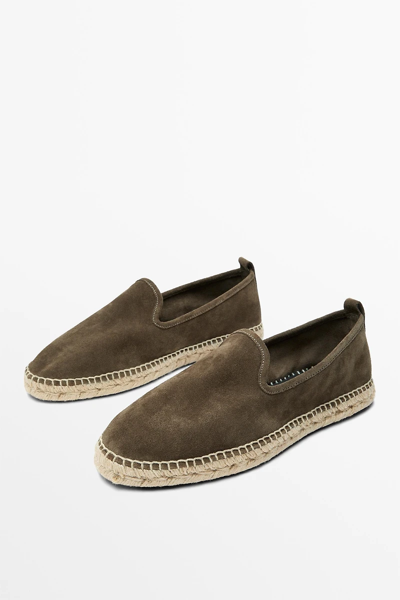 Leather espadrilles
