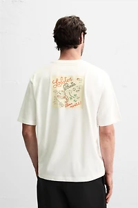 T-SHIRT BRODERIE COMBINÉE