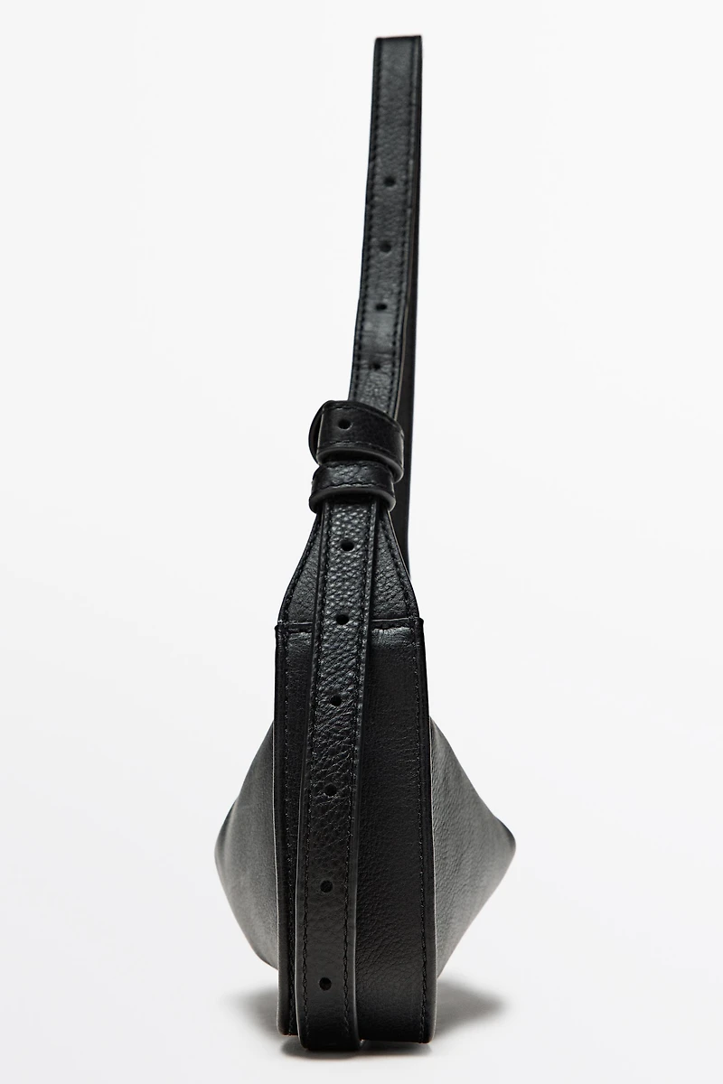 Mini leather shoulder bag