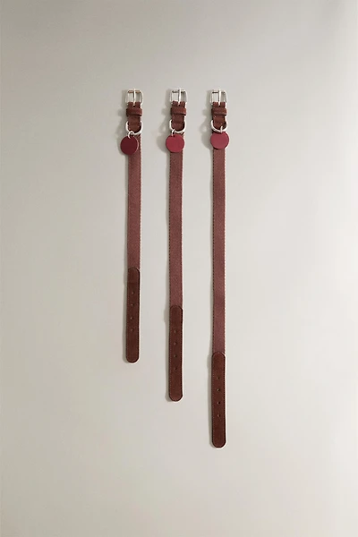 LEATHER PET COLLAR