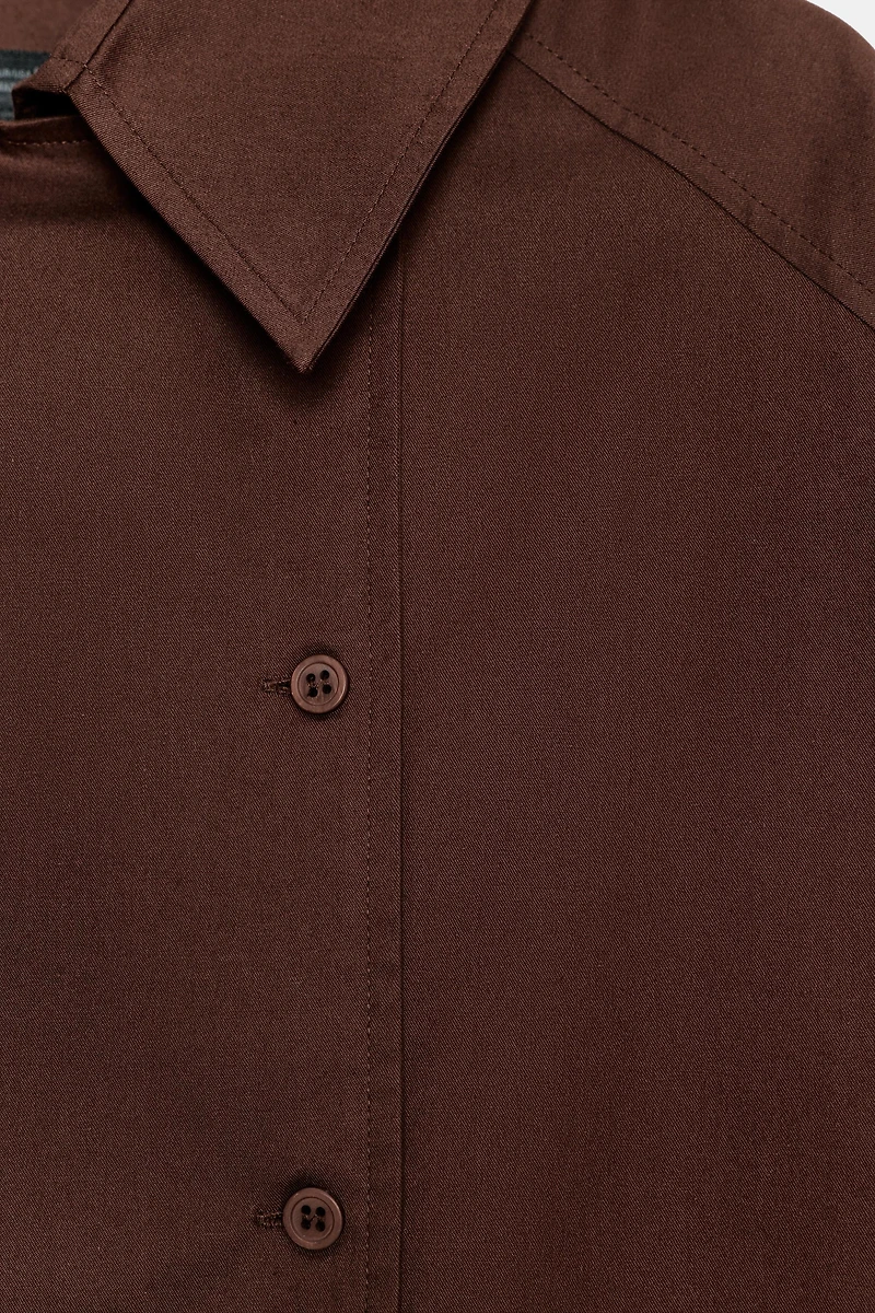 CHEMISE OVERSIZE À PLIS ZW COLLECTION