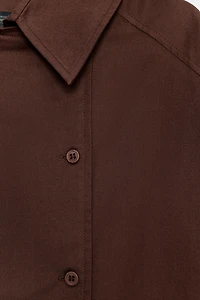 CHEMISE OVERSIZE À PLIS ZW COLLECTION