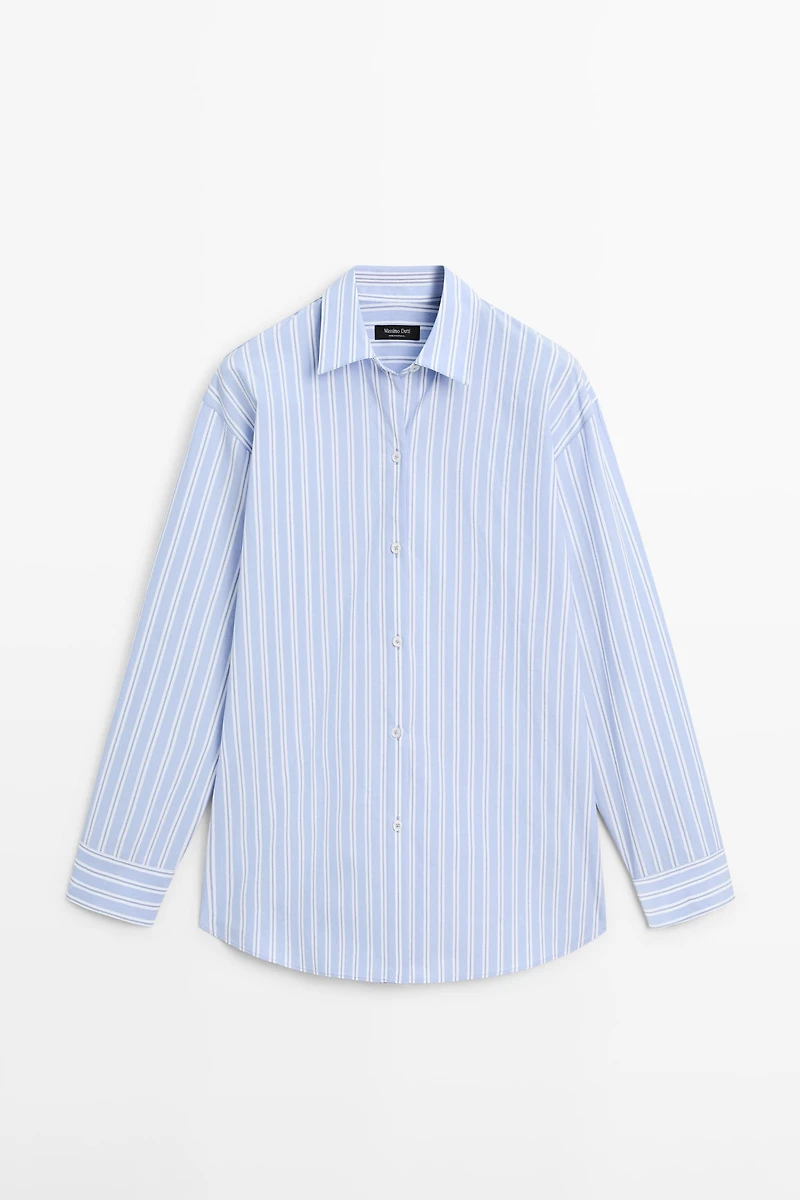 100% cotton striped shirt