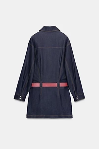 ROBE COURTE EN JEAN Z1975 AVEC CEINTURE