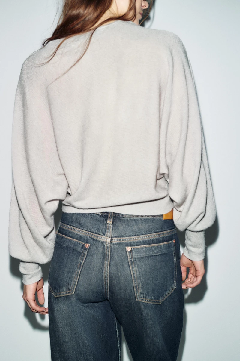 KNIT WRAP JACKET