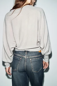 KNIT WRAP JACKET