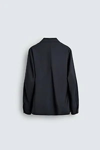 BLAZER RELAXED FIT MÉLANGE DE LAINE