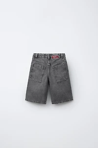 LONG DENIM SHORTS