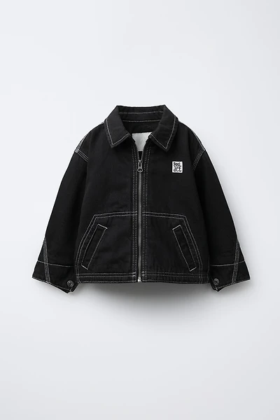 VESTE EN DENIM DOUBLURE POLAIRE