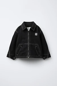 VESTE EN DENIM DOUBLURE POLAIRE