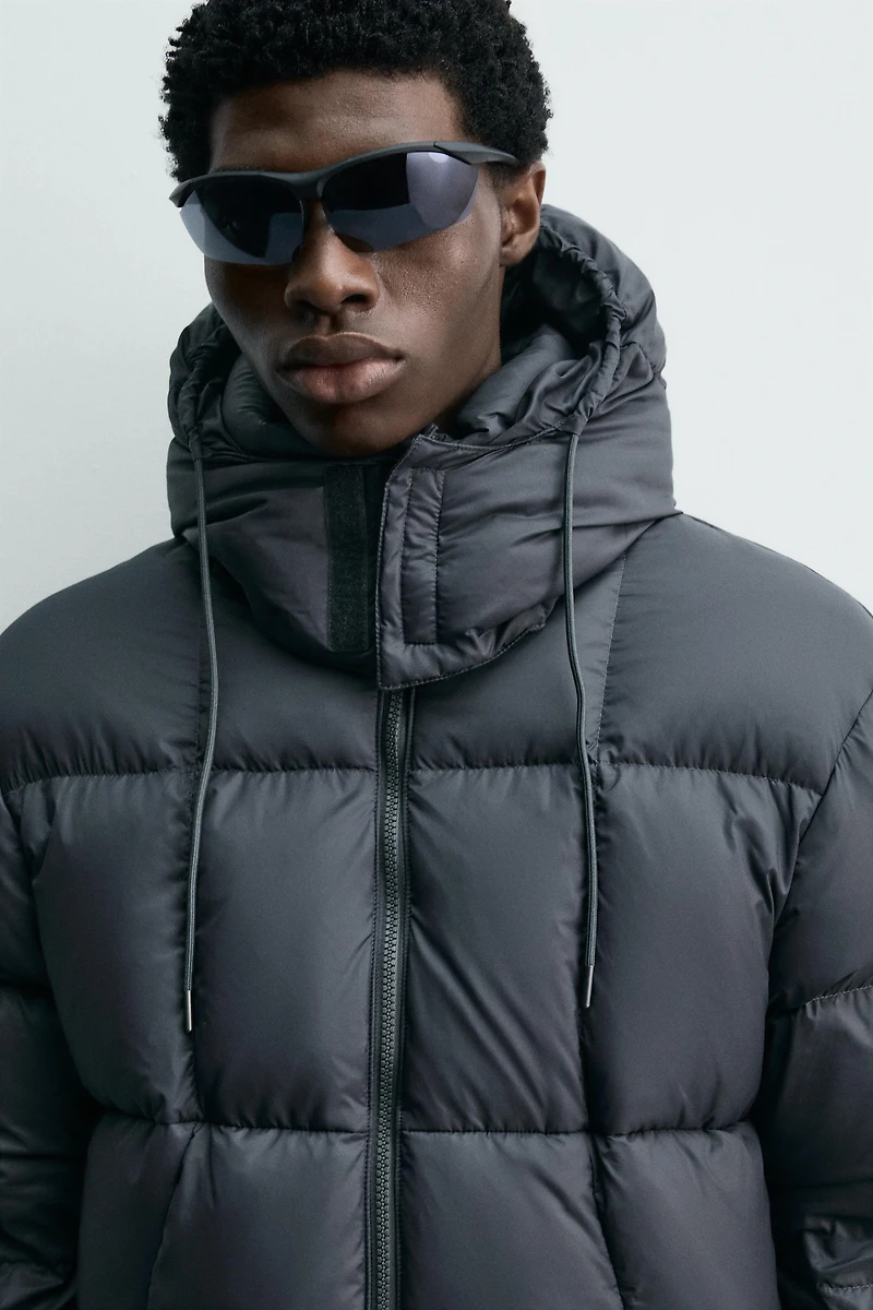 BLOUSON REMBOURRÉ 100% PLUMES DÉPERLANT