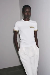 T-SHIRT FIL MÉTALLISÉ