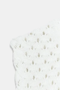 POINTELLE KNIT MINI DRESS
