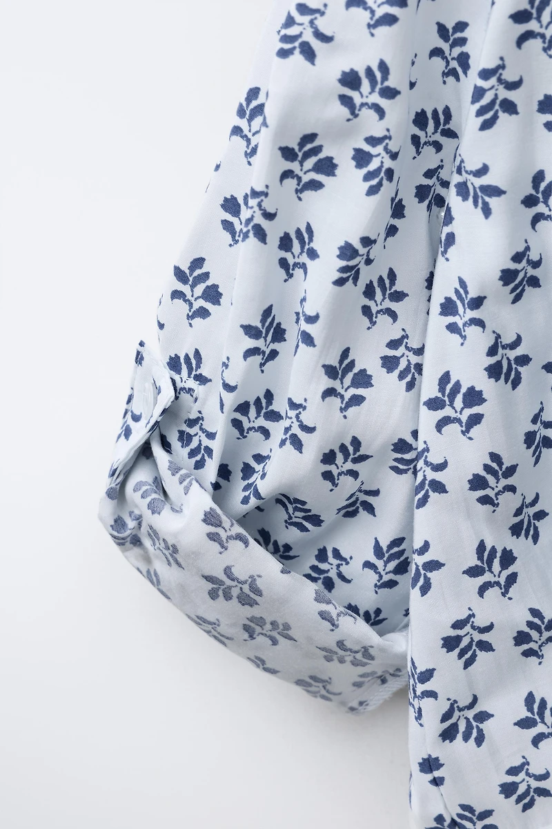 KNOT PRINT SHIRT