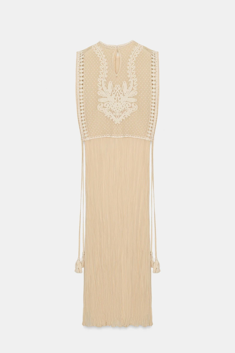 COMBINATION DRESS WITH DETACHABLE OVERLAY ZW COLLECTION