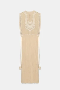 COMBINATION DRESS WITH DETACHABLE OVERLAY ZW COLLECTION
