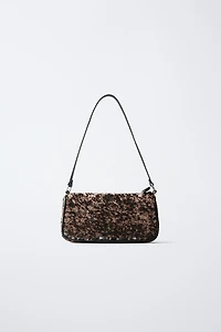 SEQUINED SHOULDER BAG