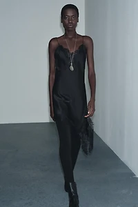 ZW COLLECTION ASYMMETRIC LACE DRESS