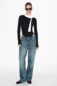 LONG SLEEVE POLYAMIDE BODYSUIT