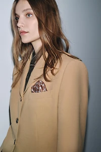 TAILORED BLAZER WITH SCARF ZW COLLECTION