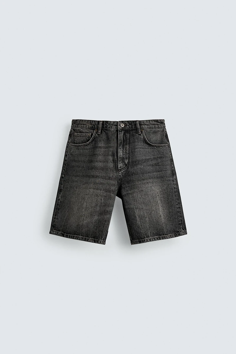 BERMUDA EN JEAN RELAXED FIT