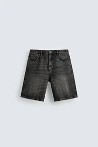 BERMUDA EN JEAN RELAXED FIT