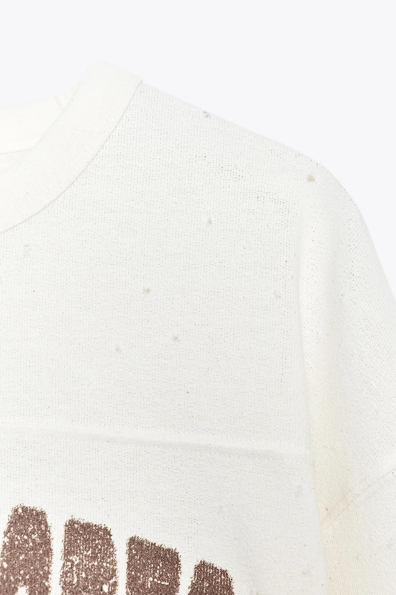 TEXT SWEATSHIRT
