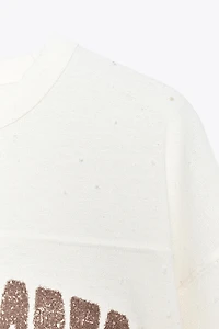 TEXT SWEATSHIRT