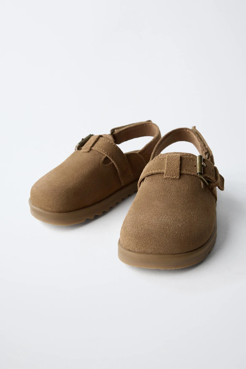 LEATHER CLOGS