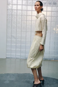 WRINKLED KNIT SHIRT