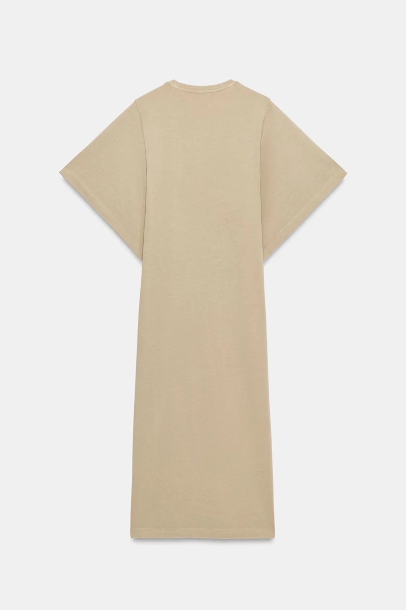 COTTON MIDI DRESS
