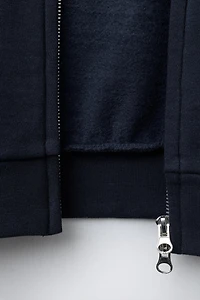 ZIP-UP HOODIE AND STRIPED JOGGER PANTS SET