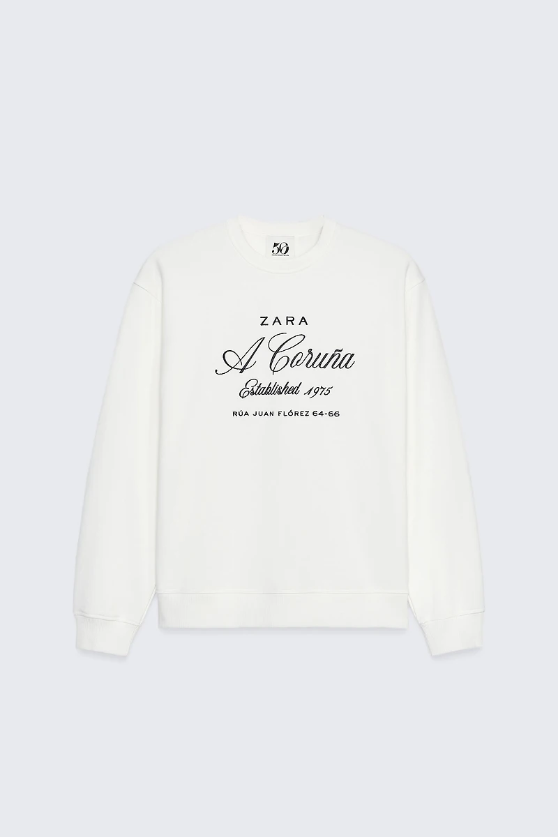 SWEAT COL ROND BRODÉ 50TH ANNIVERSARY