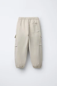 PANTALON DE JOGGING CARGO À ÉTIQUETTE