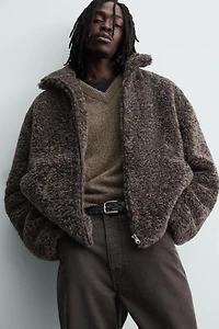 BLOUSON EFFET MOUTON