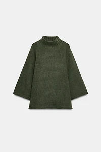 PULL CAPE EN MAILLE
