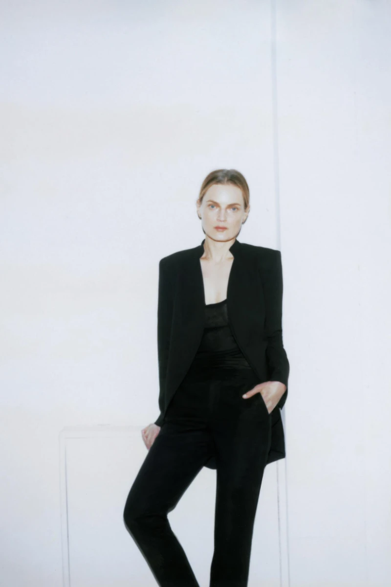 LIMITED EDITION ZW COLLECTION MINIMAL LONG BLAZER
