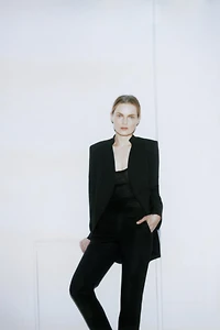 LIMITED EDITION ZW COLLECTION MINIMAL LONG BLAZER