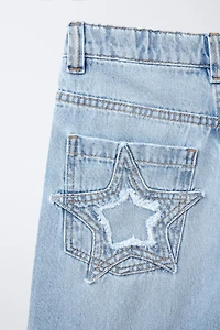 BERMUDA EN DENIM RELAXED BAGGY PIÈCE ÉTOILE