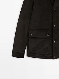 Corduroy jacket with pockets