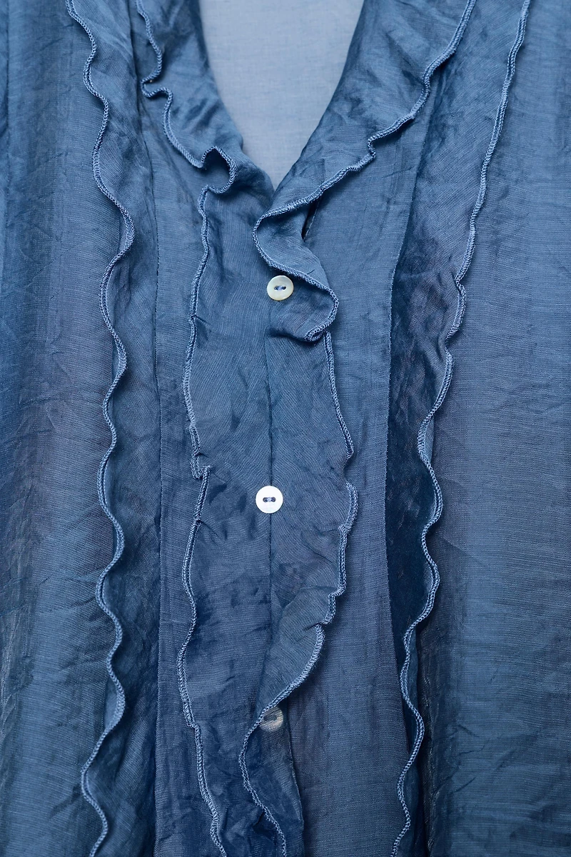 RUFFLED BLOUSE