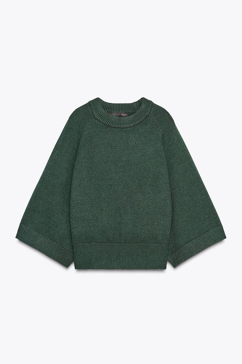 PULL EN MAILLE À MANCHES AMPLES