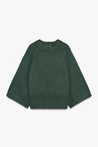 PULL EN MAILLE À MANCHES AMPLES