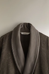 COTTON BATHROBE WITH APPLIQUÉ