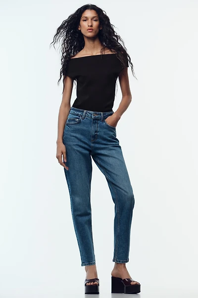 Z.01 HIGH WAIST COMFORT MOM FIT JEANS